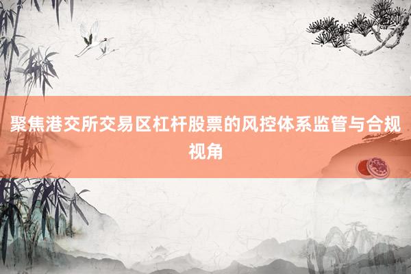 聚焦港交所交易区杠杆股票的风控体系监管与合规视角